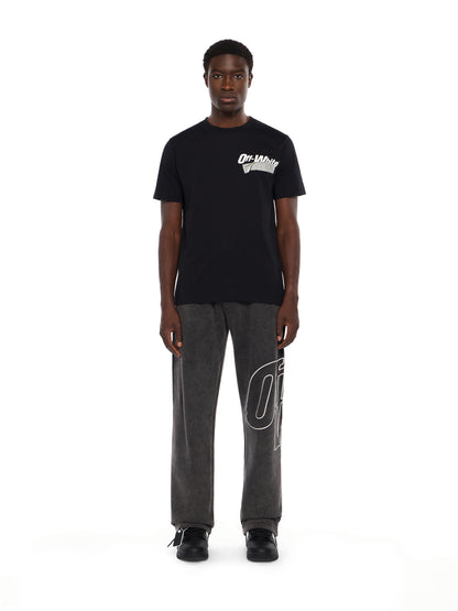 Off-White Cupid Tape Slim Tshirt Black