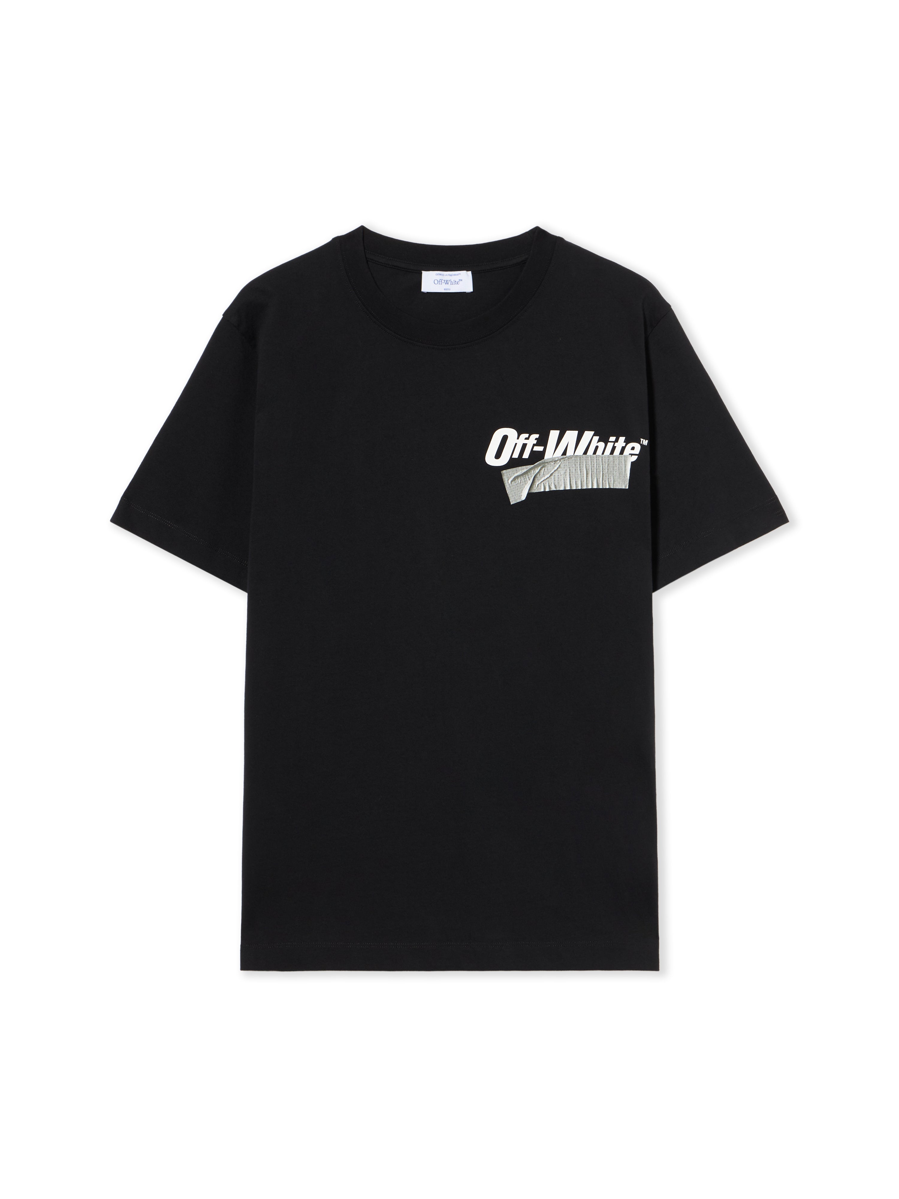 Off-White Cupid Tape Slim Tshirt Black