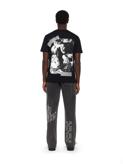 Off-White Cupid Tape Slim Tshirt Black