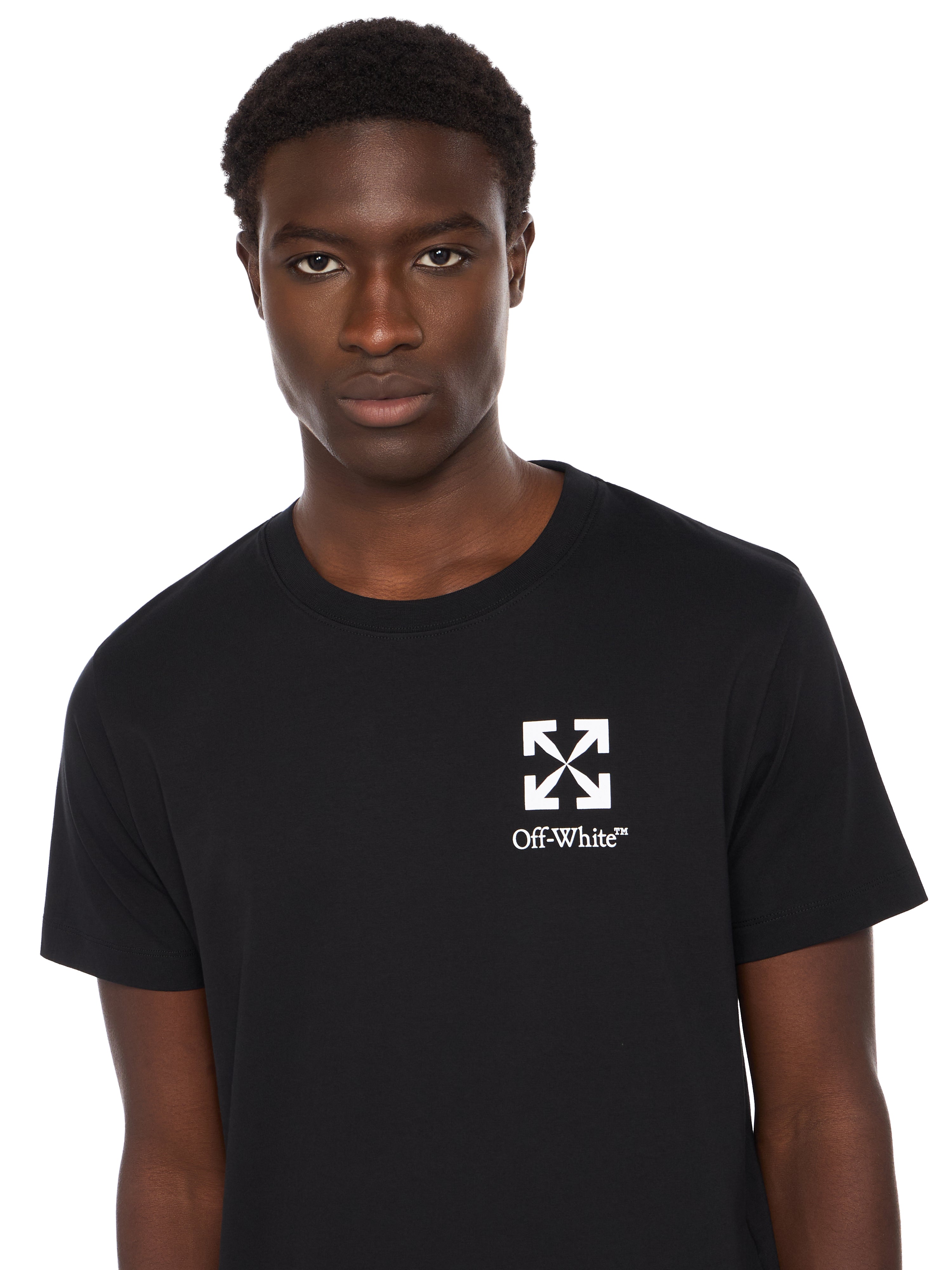Off-White Small Arrow Slim Logo Tshirt Black