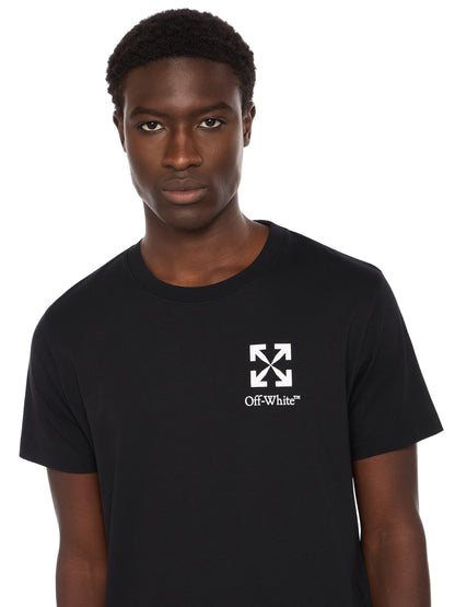 Off-White Small Arrow Slim Logo Tshirt Black