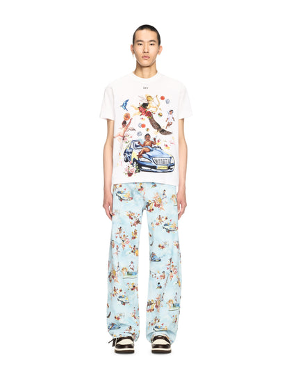 Off-White White Car Fresco Tshirt