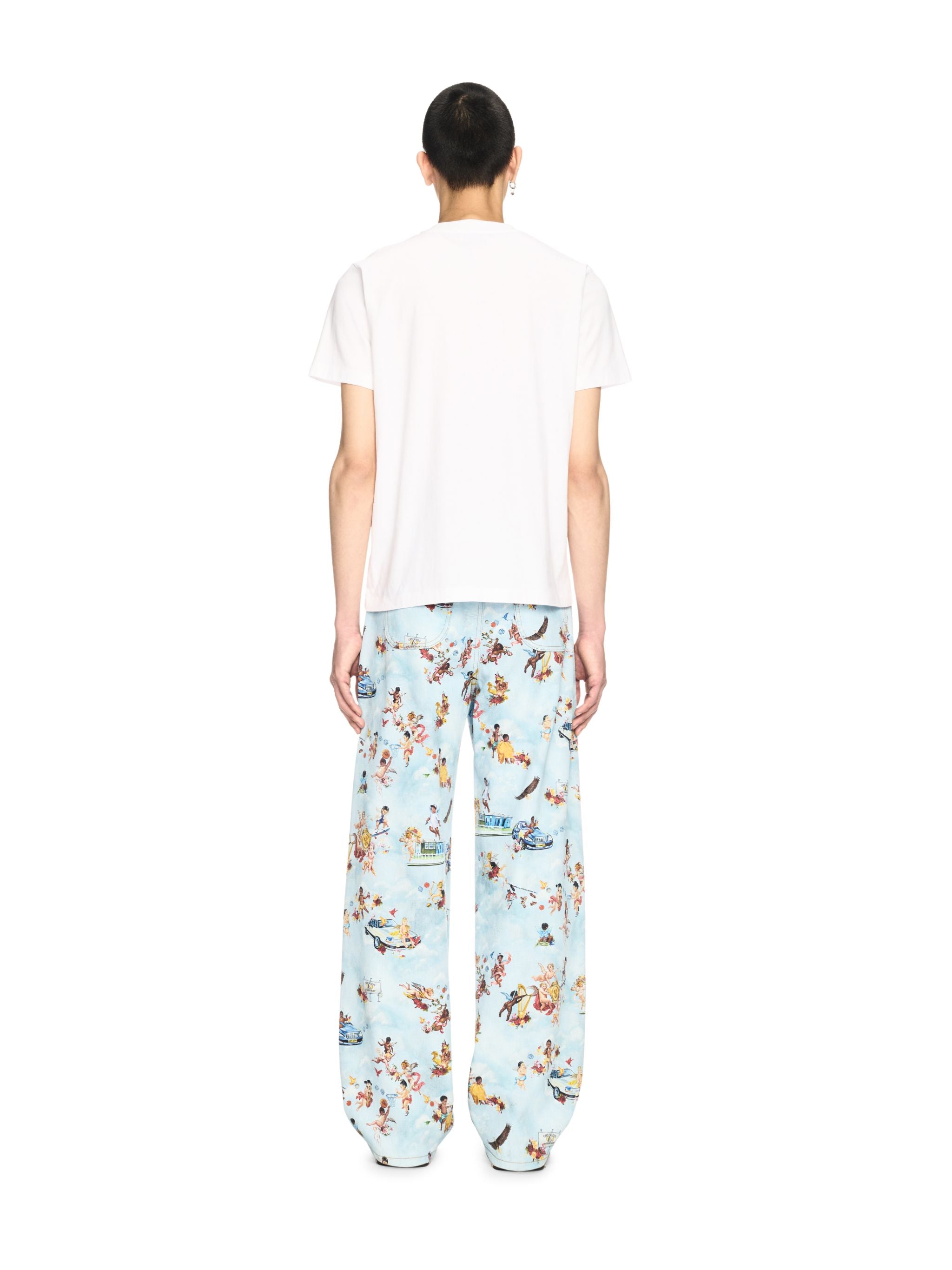 Off-White White Car Fresco Tshirt