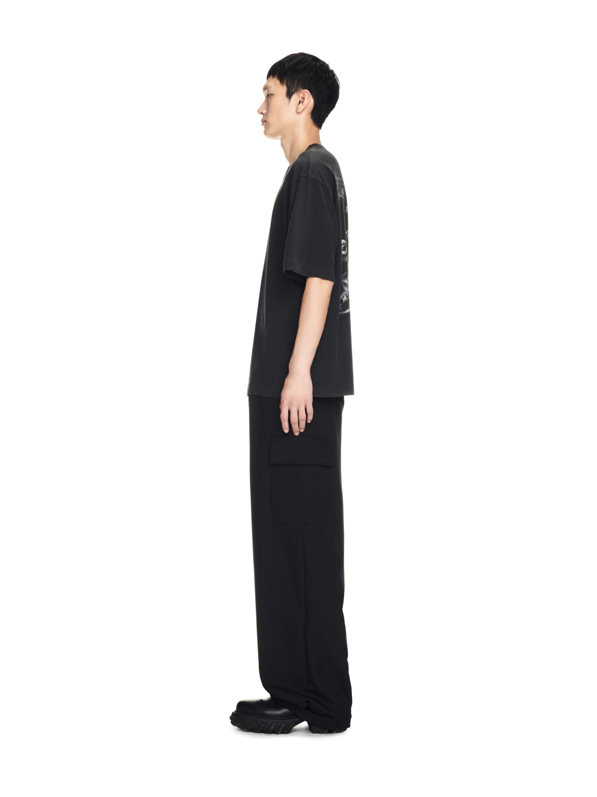 Off-White Bw Smatthew Skate Ss Tee Black