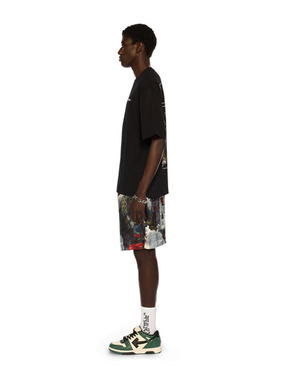 Off-White Landscape Arrow Skate Logo Tee Black