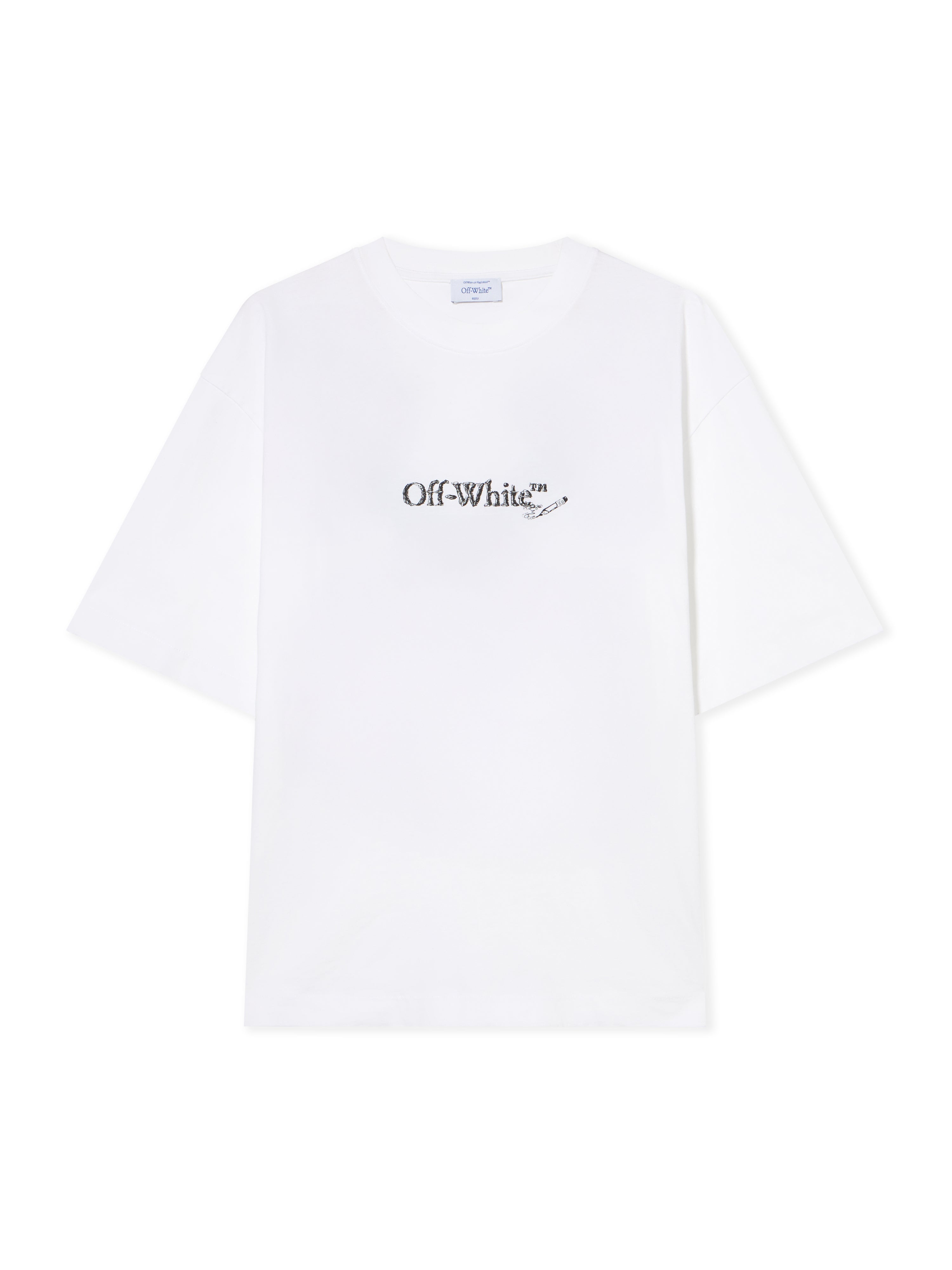 Off-White Scribble Arrow Skate Logo Tshirt Black