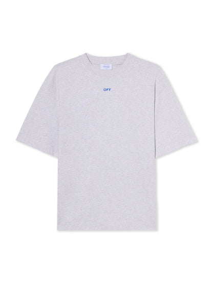 Off-White Stencil Arrow Skate Logo Tshirt Grey