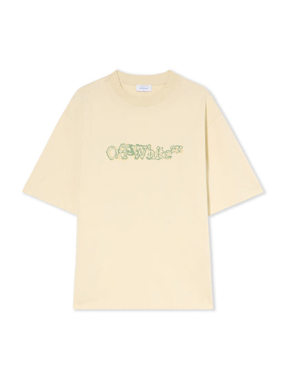 Off-White Cloudy Arrow Skate Logo Tshirt Dew