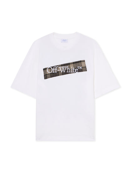 Off-White Flannel Diagonal Skate Logo Tee Black