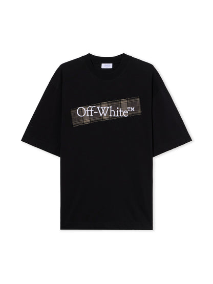 Off-White Flannel Diagonal Skate Logo Tee Black