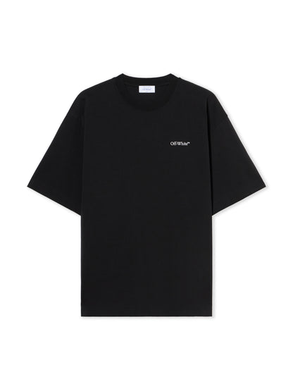 Off-White Half Arrow Skate Logo Tshirt Black