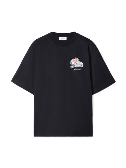 Off-White Fresco Arrow Skate Ss Tee Black