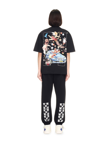 Off-White Fresco Arrow Skate Ss Tee Black