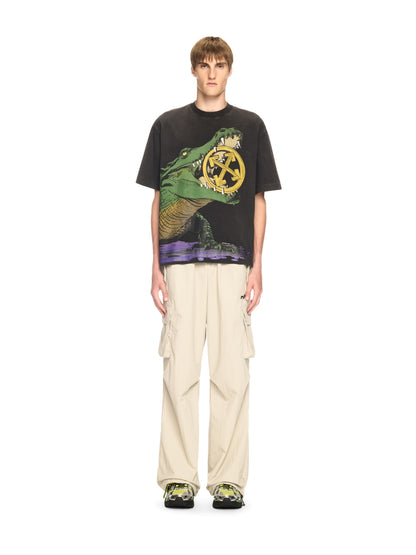 Off-White Big Croco Skate Ss Tee Black