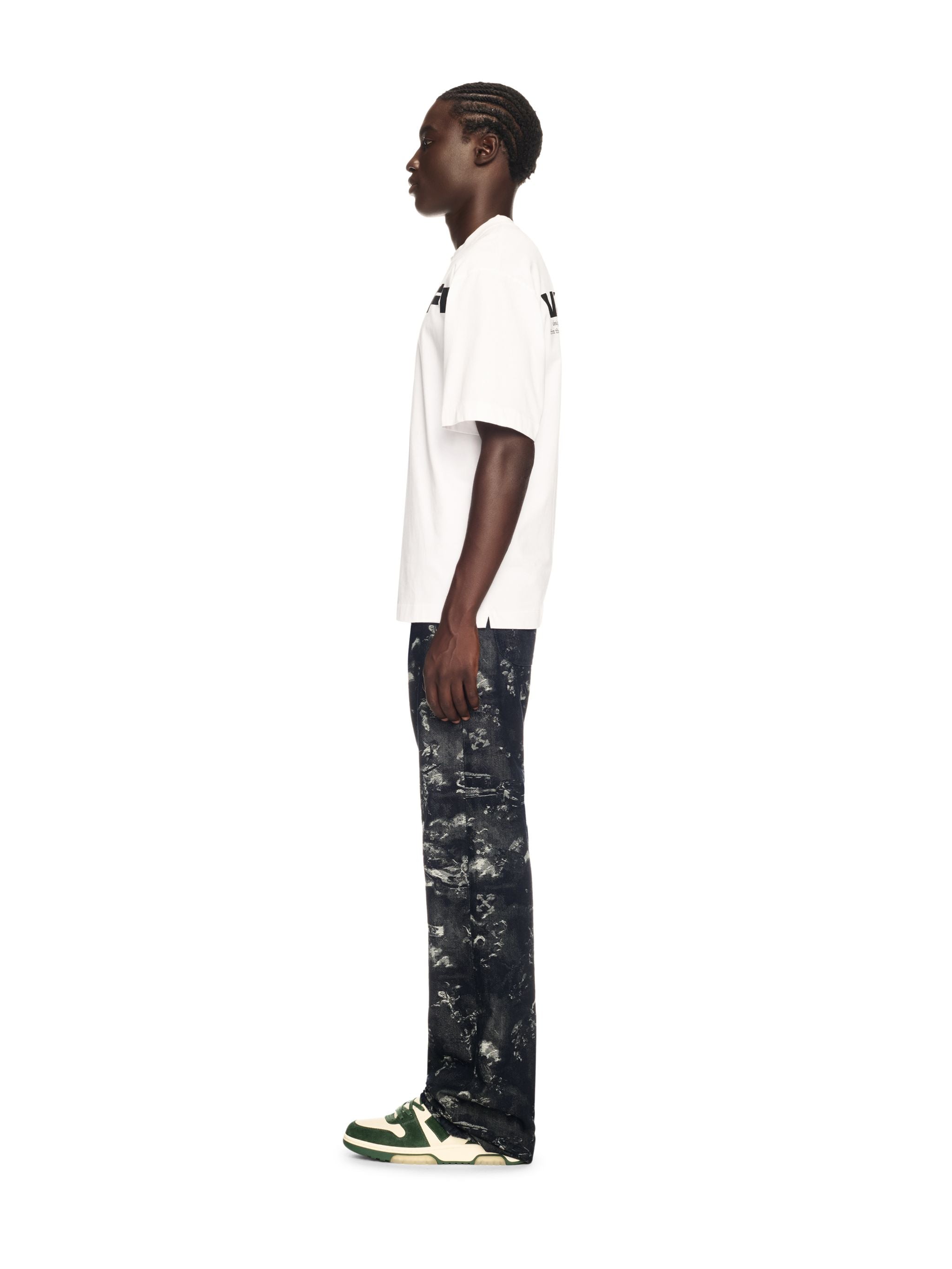 Off-White White Off Split Tshirt