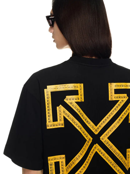 Off-White Tape Arrow Skate Ss Tee Black
