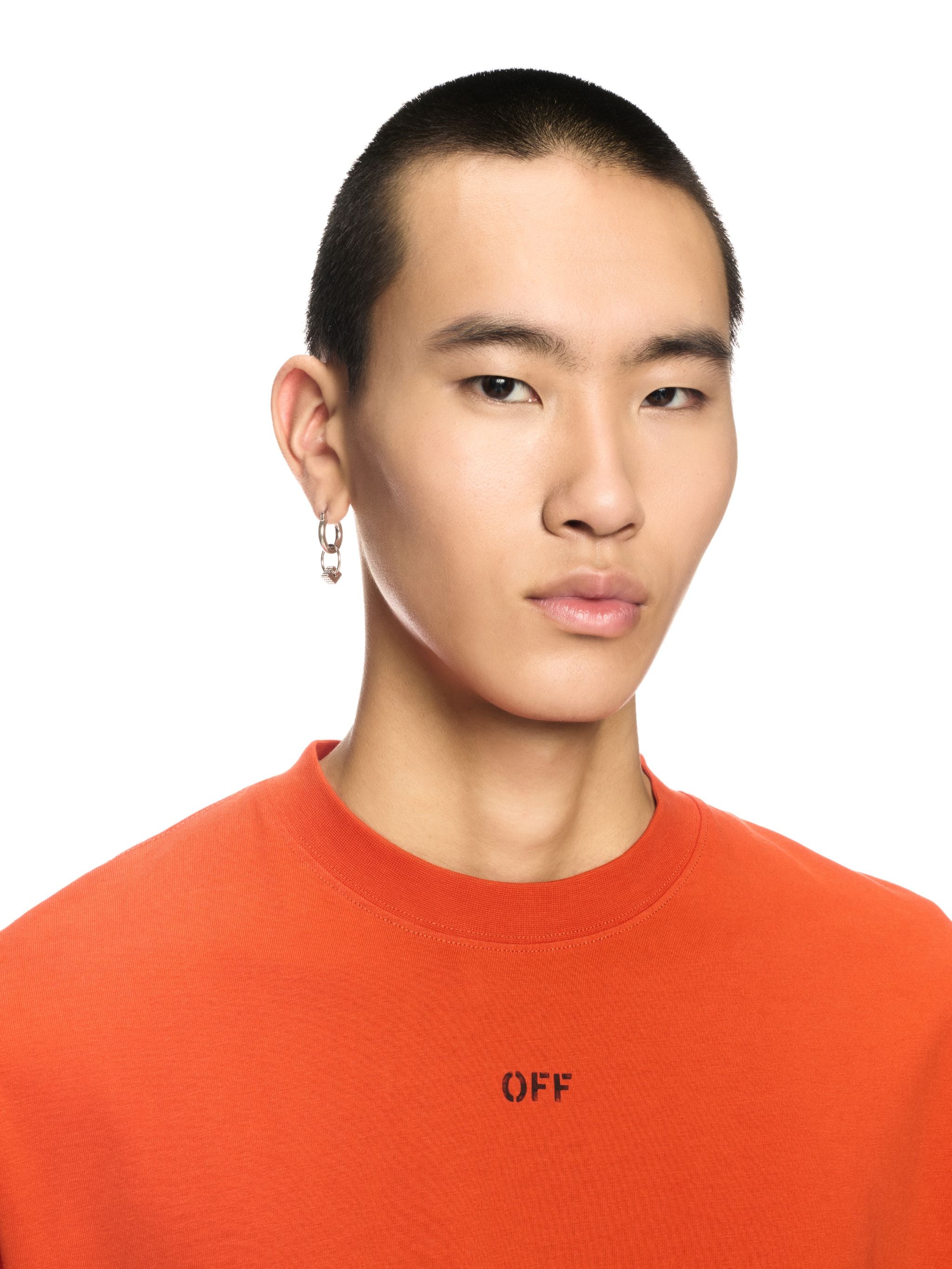 Off-White Vibe Arrow Skate Ss Tee Black Orange