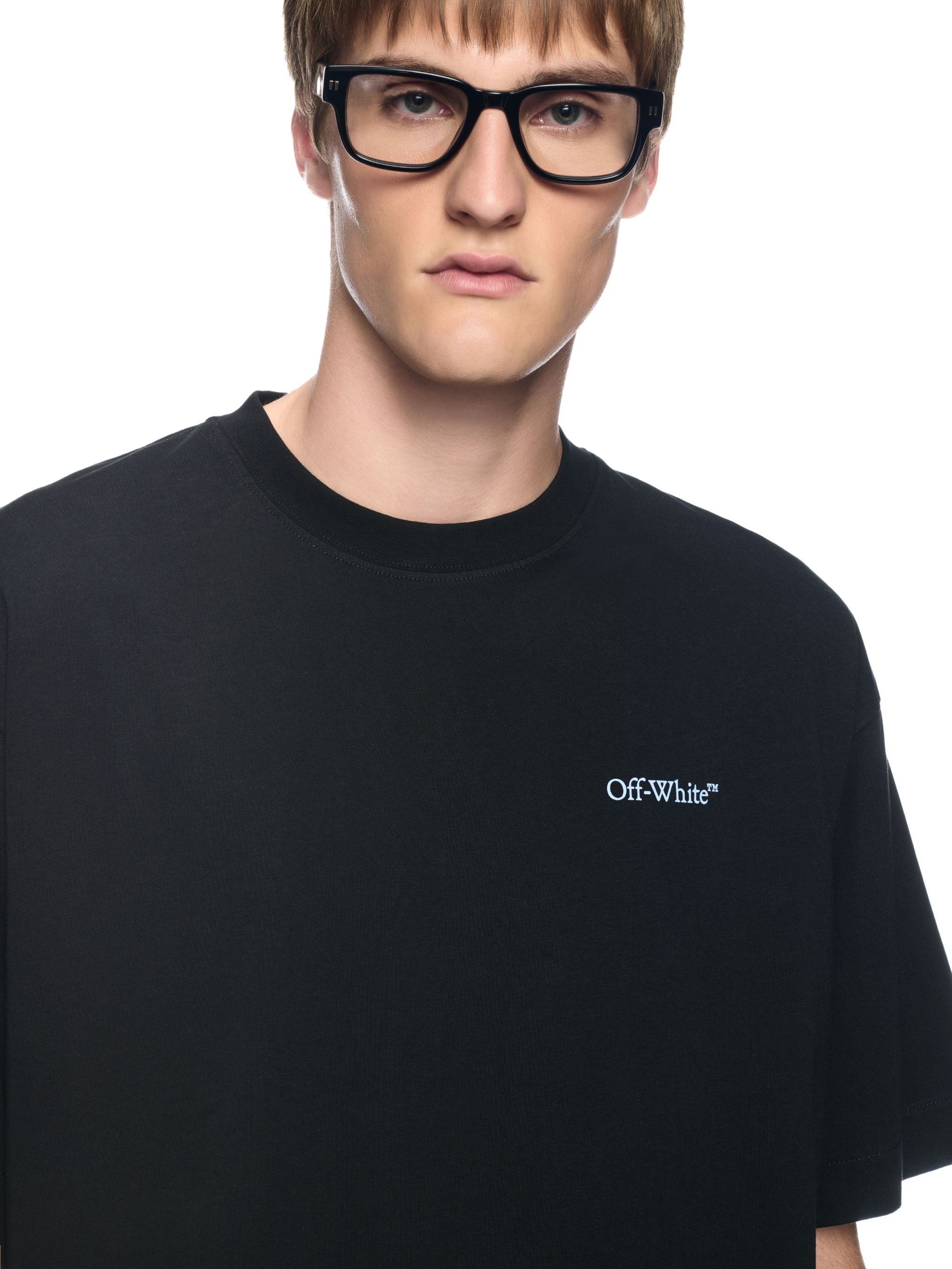 Off-White Barber Arrow Skate Ss Tee Black