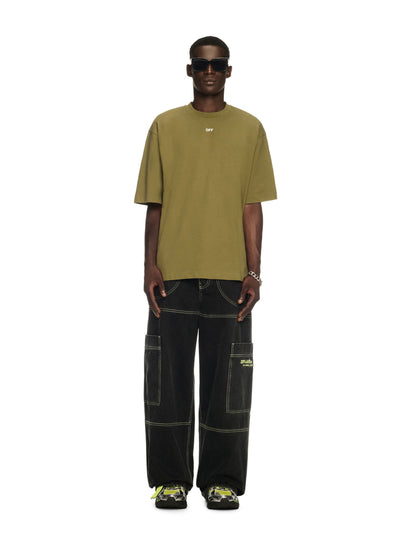 Off-White Off Stamp Skate Ss Tee Black Green
