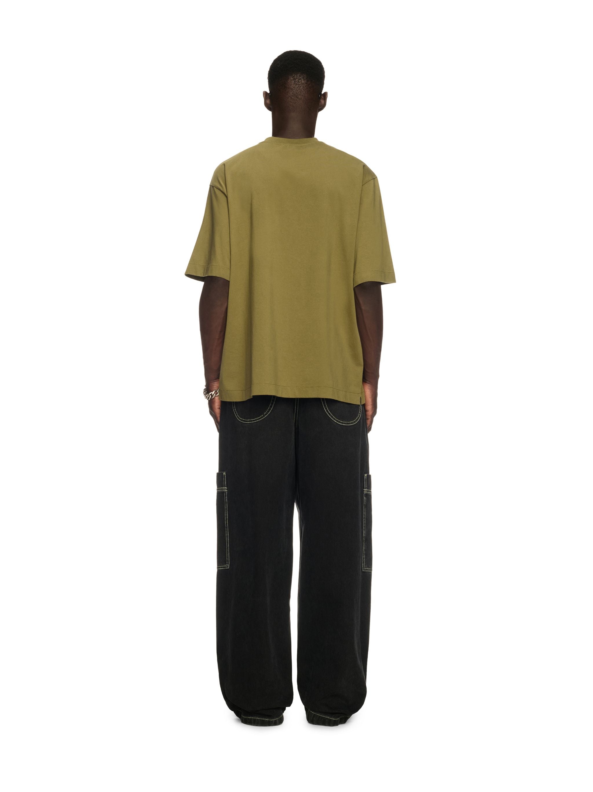 Off-White Off Stamp Skate Ss Tee Black Green
