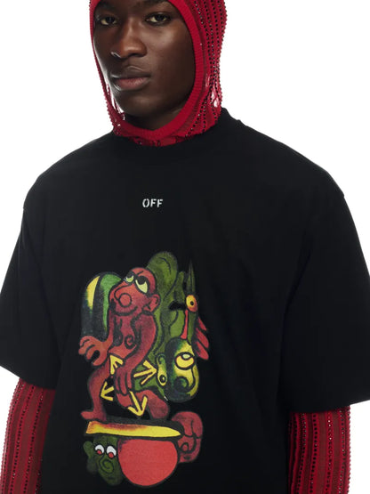 Off-White Nana Arrow Skate Ss Tee Black
