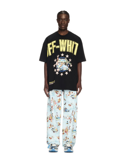 Off-White Fresco Star Over Ss Tee Black