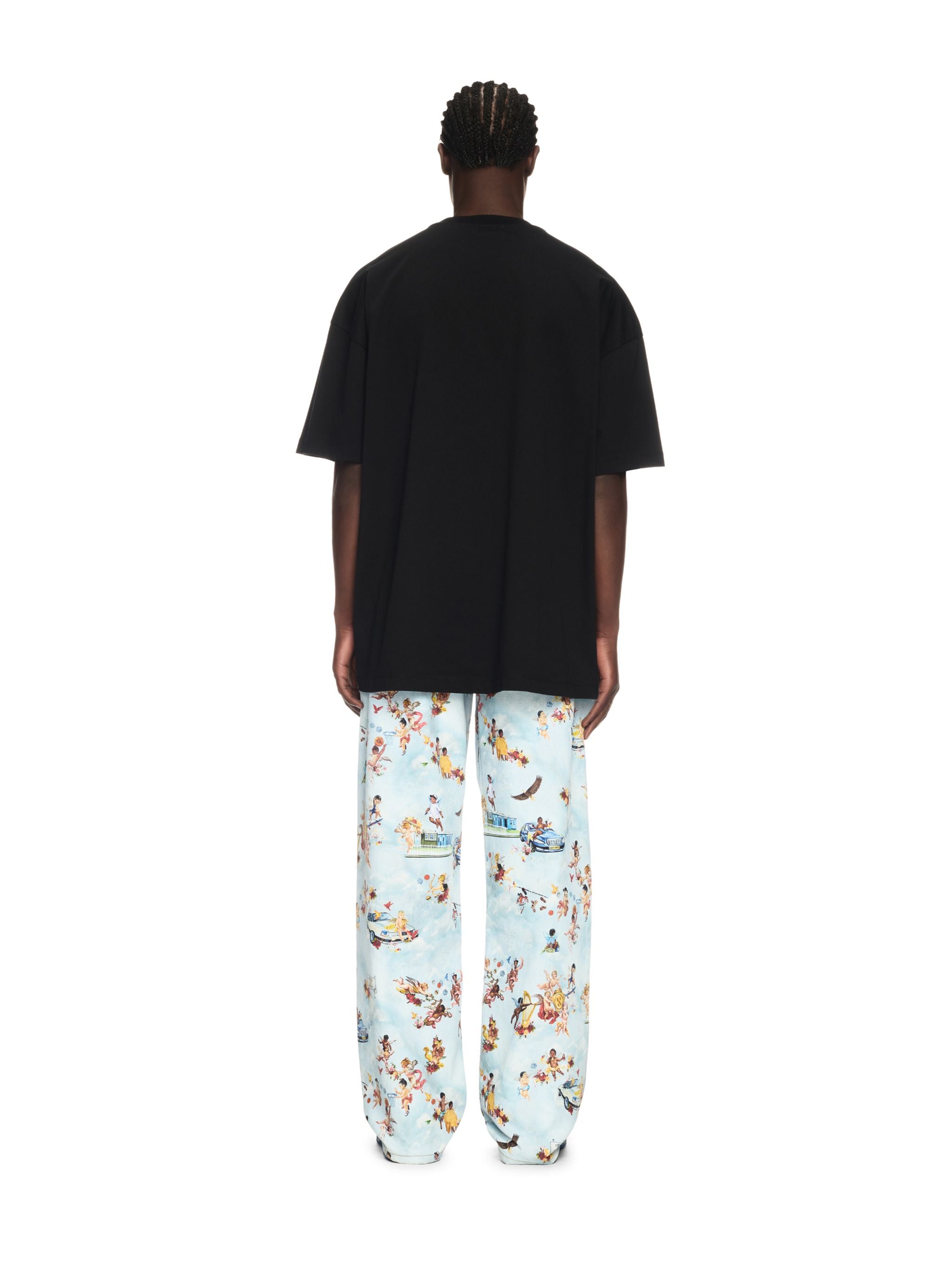 Off-White Fresco Star Over Ss Tee Black