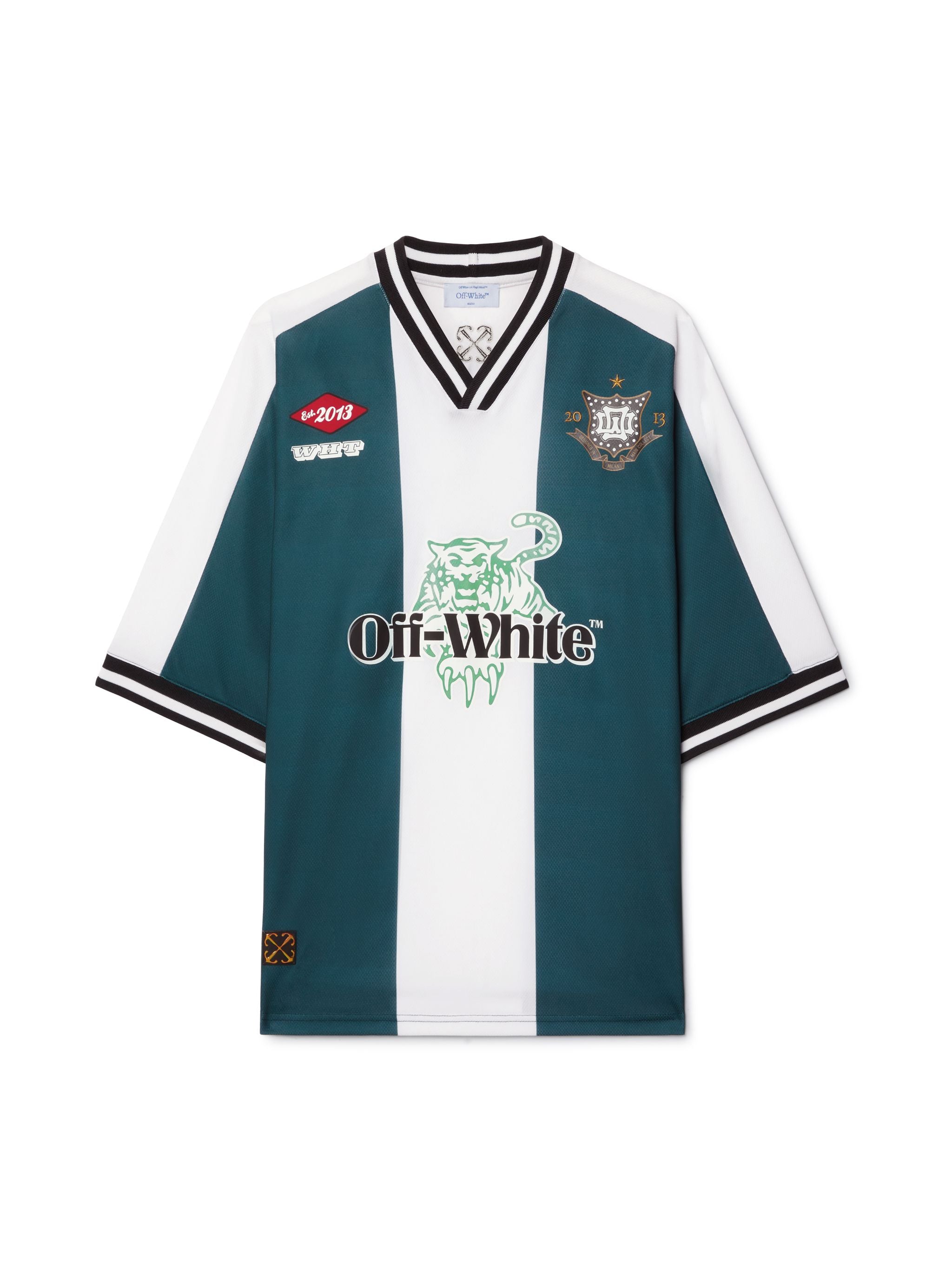 Off-White Tiger 23 Soccer Ss Tee Green