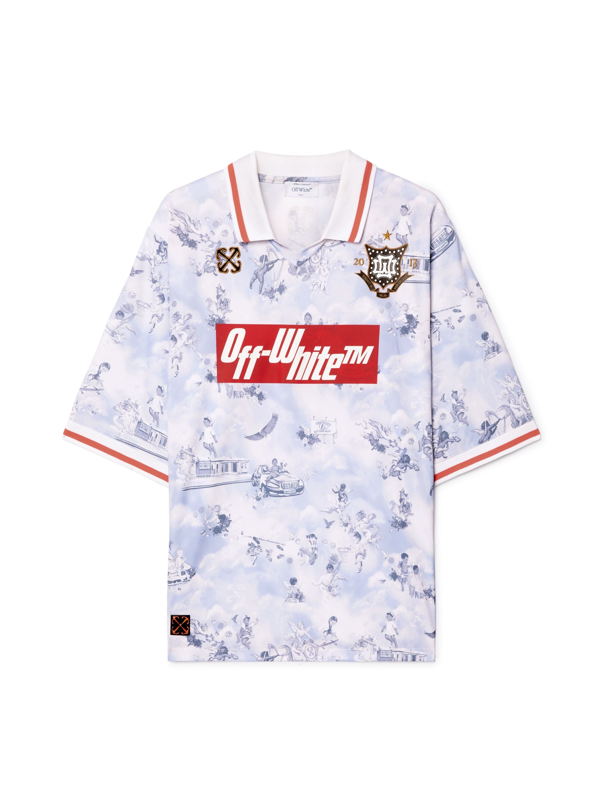 Off-White Fresco Soccer Ss Polo Purple