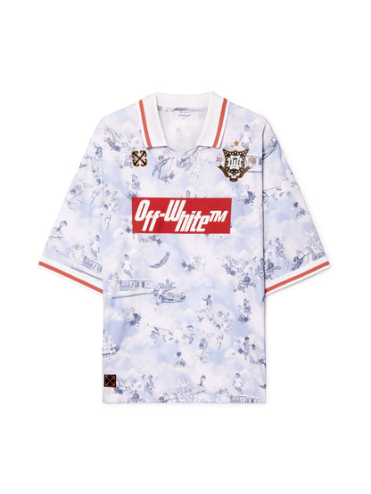 Off-White Fresco Soccer Ss Polo Purple