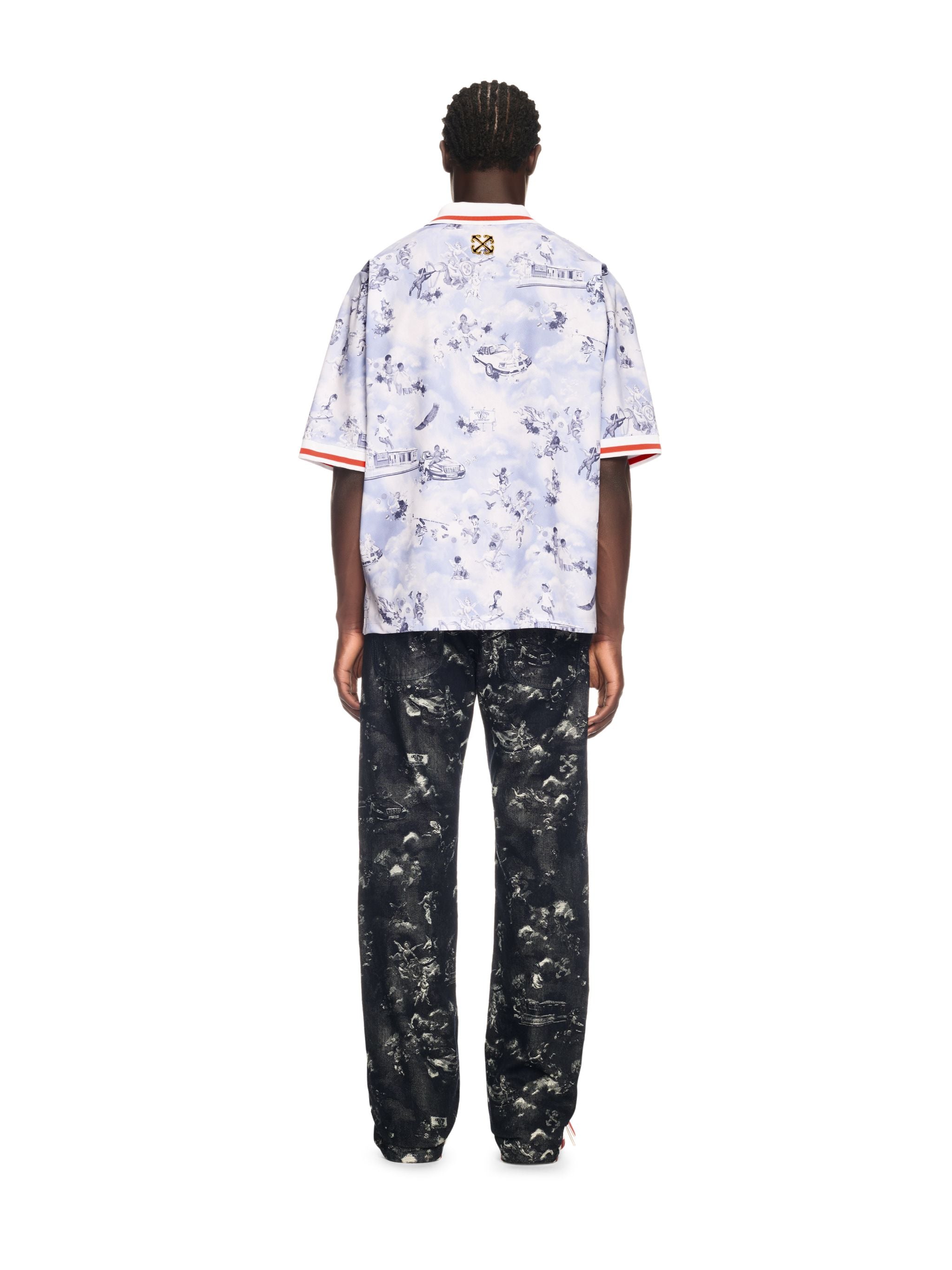 Off-White Fresco Soccer Ss Polo Purple