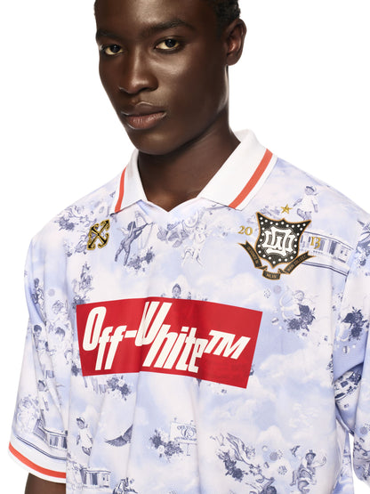 Off-White Fresco Soccer Ss Polo Purple