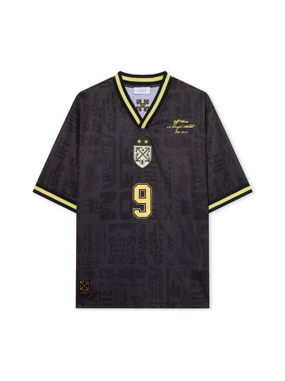 Off-White Multilogo Soccer Tee Black