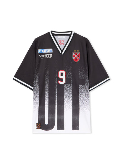 Off-White Big Off Gradient Soccer Tee Black