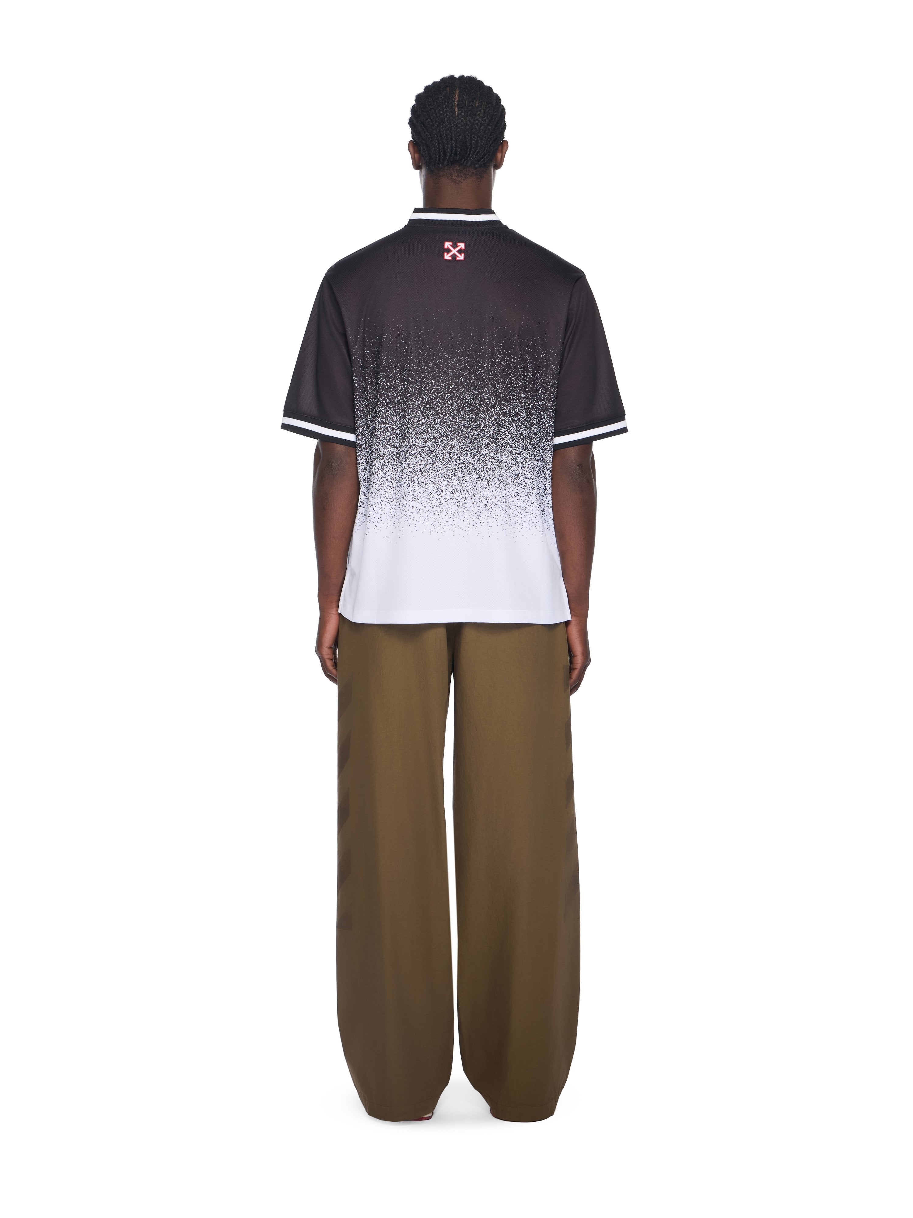 Off-White Big Off Gradient Soccer Tee Black