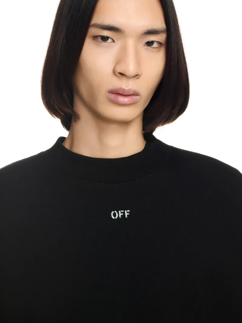 Off-White Vibe Arrow Skate Crewneck Black