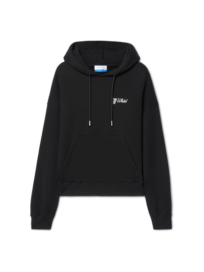 Off-White Script Skate Hoodie Black