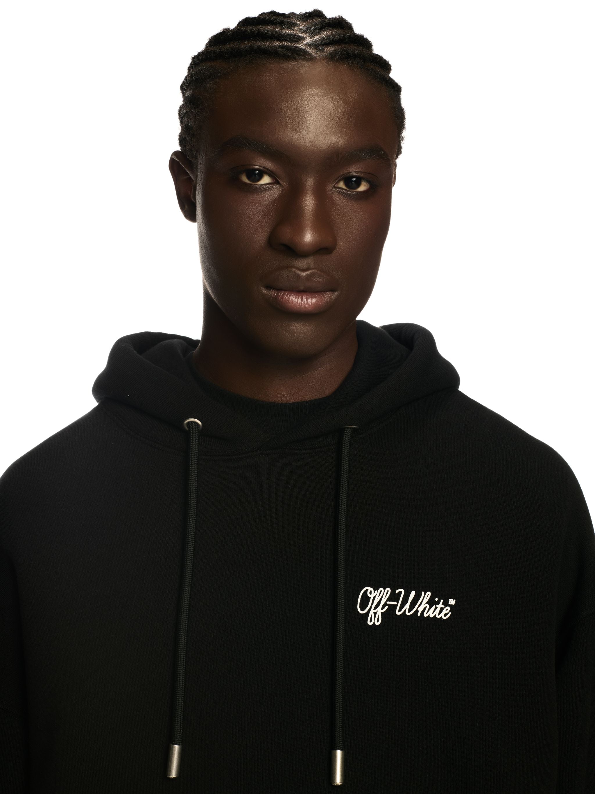 Off-White Script Skate Hoodie Black