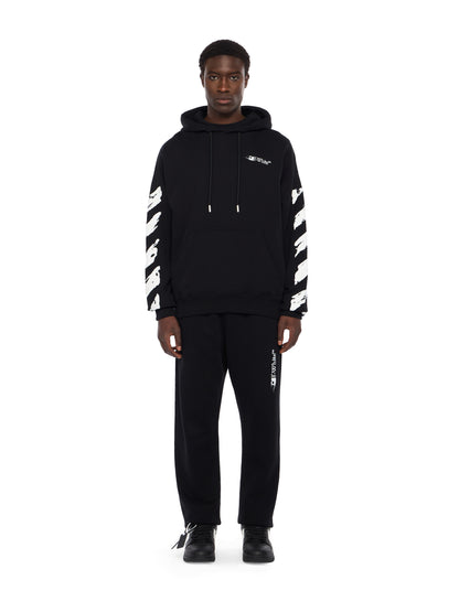 Off-White Ink Arrow Skate Hoodie Black Cream