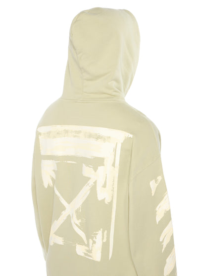 Off-White Ink Arrow Skate Hoodie Black Cream