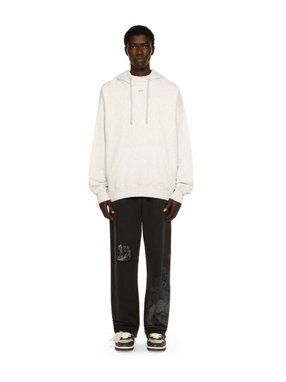 Off-White Brush Arrow Skate Hoodie Grey