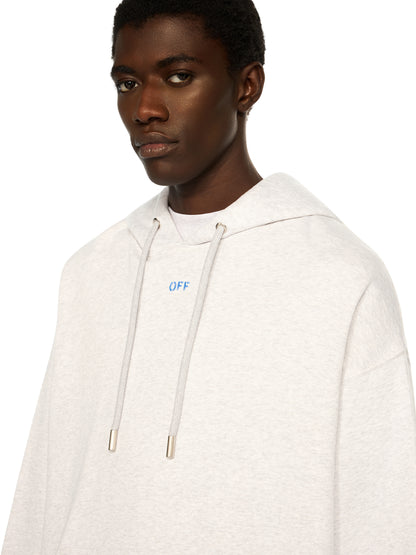 Off-White Brush Arrow Skate Hoodie Grey