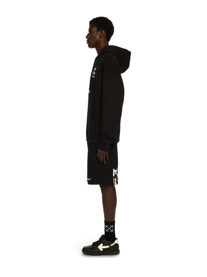 Off-White Small Arrow Skate Hoodie Black
