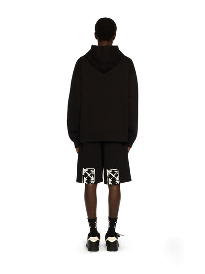 Off-White Small Arrow Skate Hoodie Black