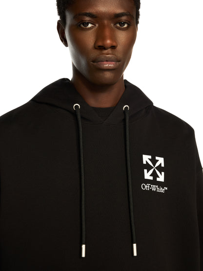 Off-White Small Arrow Skate Hoodie Black