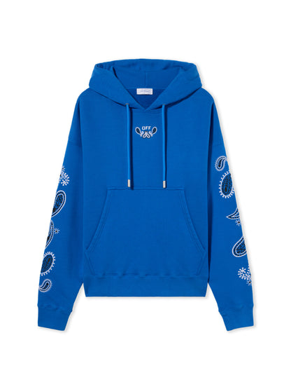 Off-White Bandana Arr Skate Hoodie Blue