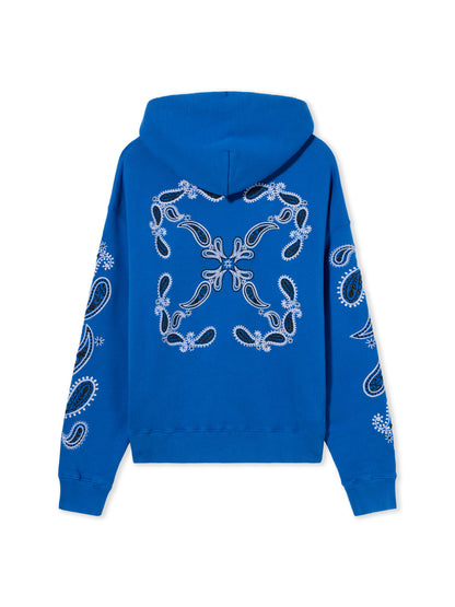 Off-White Bandana Arr Skate Hoodie Blue