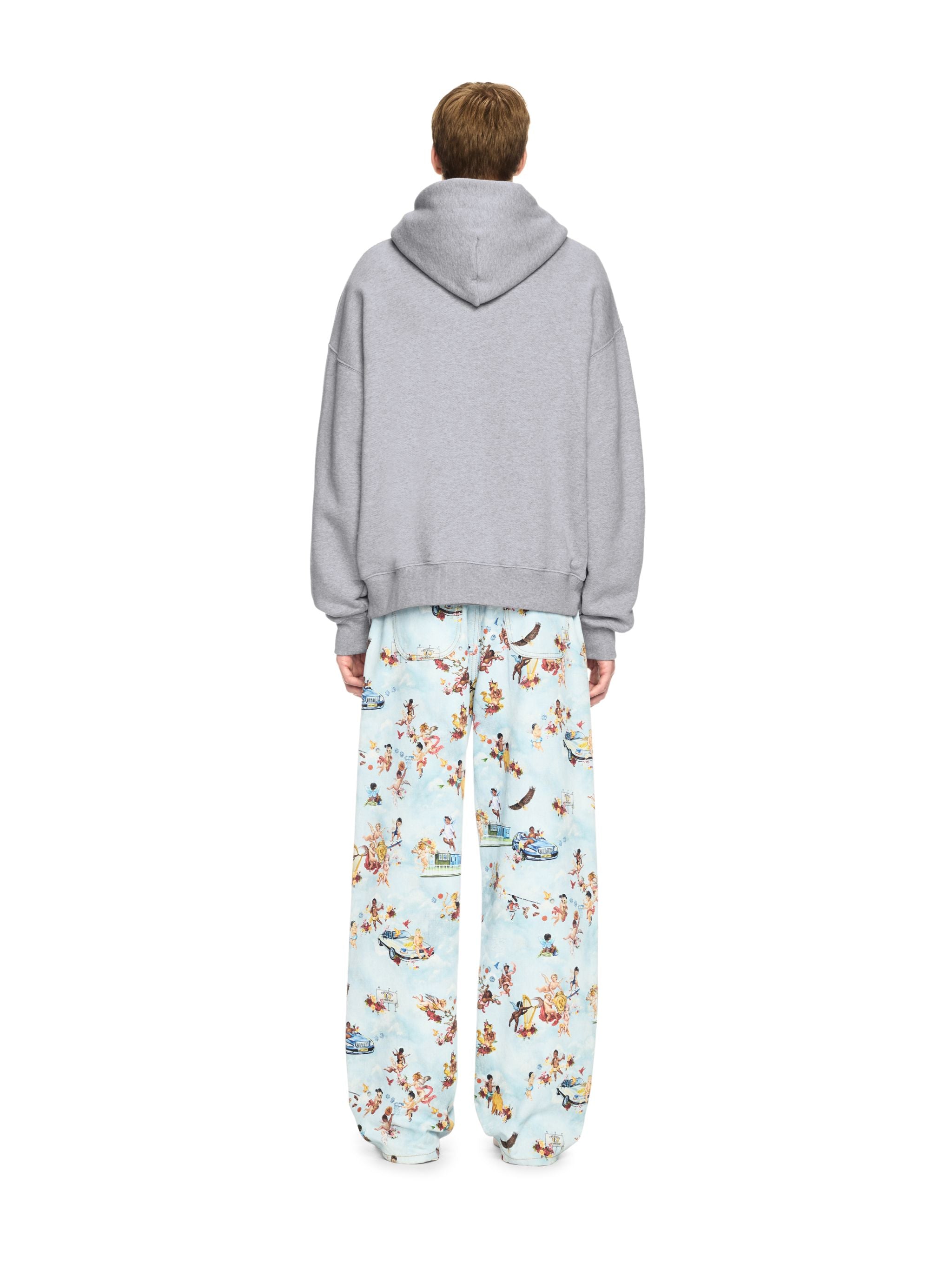 Off-White Fresco Oval Skate Hoodie Grey