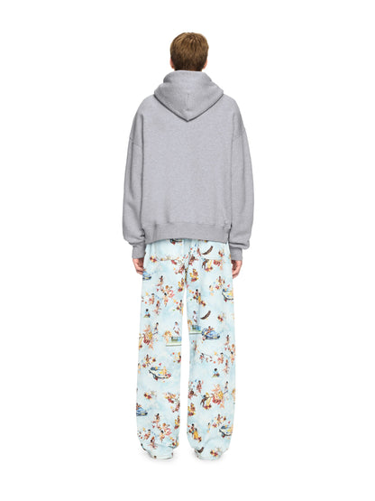 Off-White Fresco Oval Skate Hoodie Grey