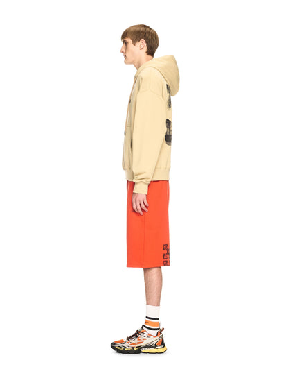 Off-White Spray Arrow Skate Hoodie Neutrals